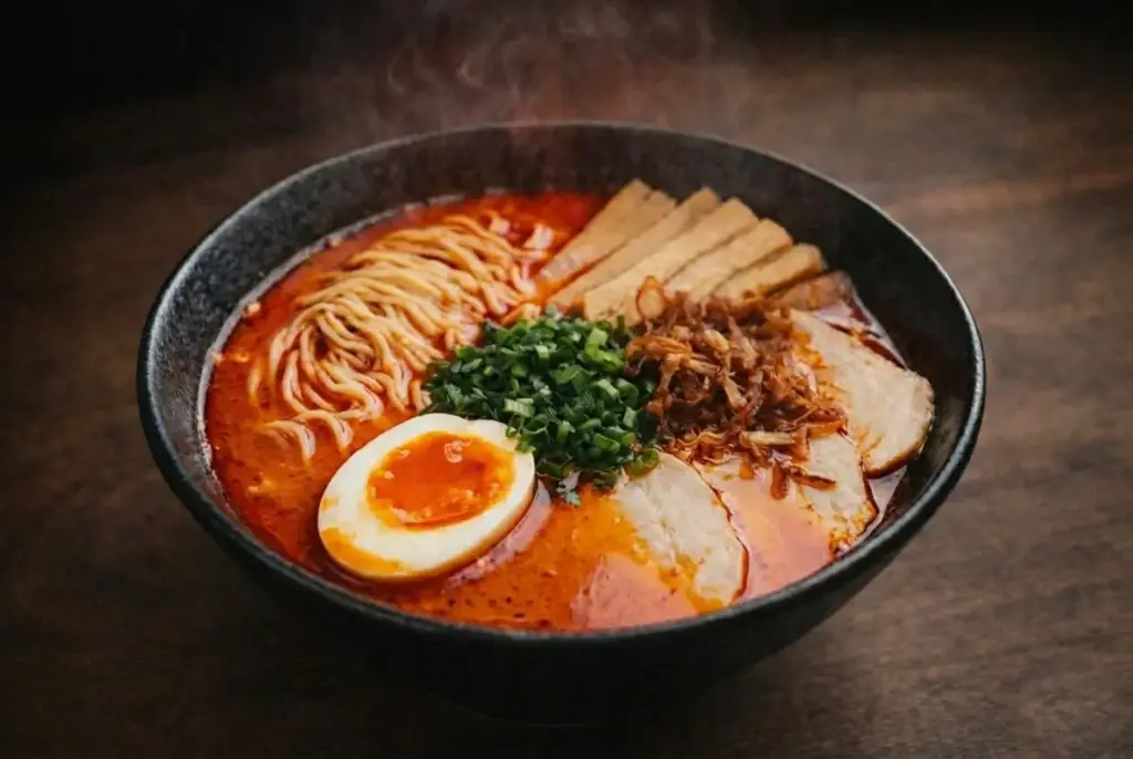 Spicy Creamy Chicken Ramen
