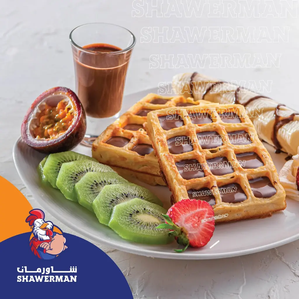 وافل الفواكه