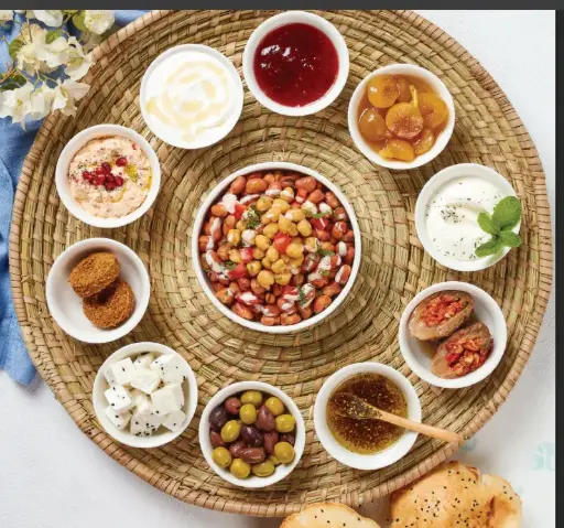 صينية فطور أريبيان فيش هاوس