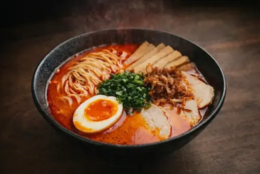 Spicy Creamy Chicken Ramen