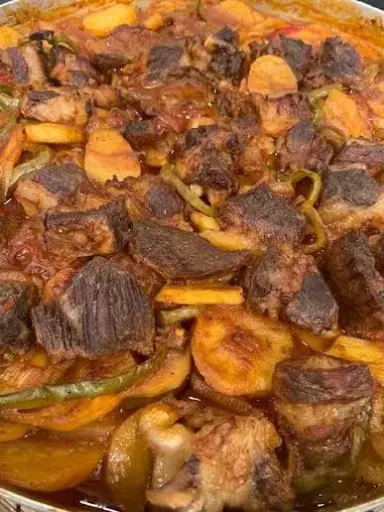 بطاطس باللحمه 
