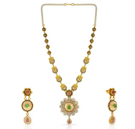 Ethnix Gold Necklace Set NSNKANC47459 